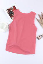 Load image into Gallery viewer, Waffle-Knit Round Neck Tank
