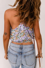Load image into Gallery viewer, Floral Elastic Waist Cropped Cami
