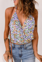 Load image into Gallery viewer, Floral Elastic Waist Cropped Cami
