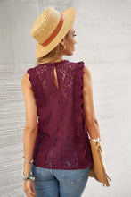 Load image into Gallery viewer, Lace V-Neck Tank
