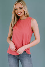 Load image into Gallery viewer, Waffle-Knit Round Neck Tank
