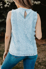 Load image into Gallery viewer, Lace V-Neck Tank
