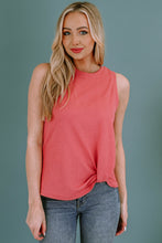 Load image into Gallery viewer, Waffle-Knit Round Neck Tank
