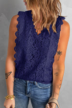 Load image into Gallery viewer, Lace V-Neck Tank
